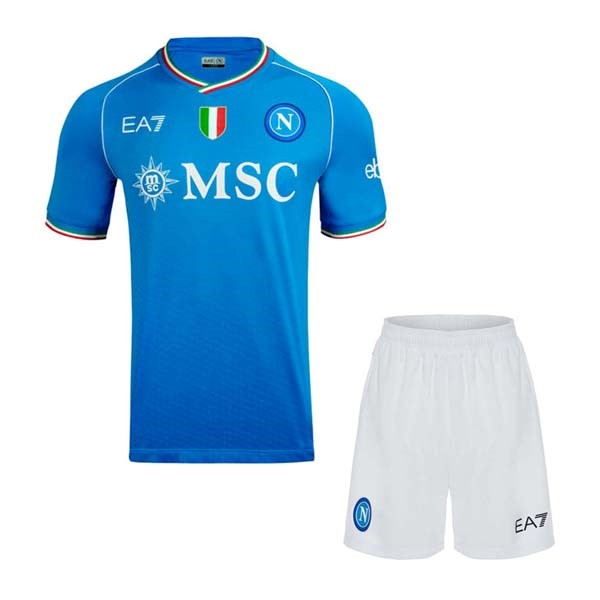 Camiseta Napoli 1ª Niño 2023 2024 Azul